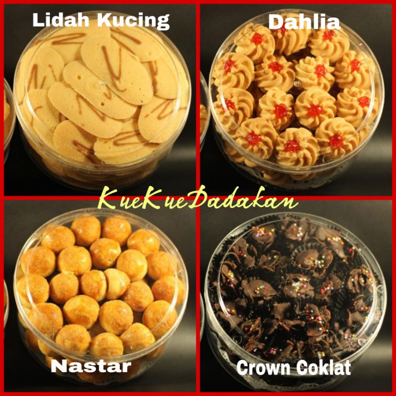 

Paket Praktis Kue Lebaran Mix 500 Gram non keju bebas pilih