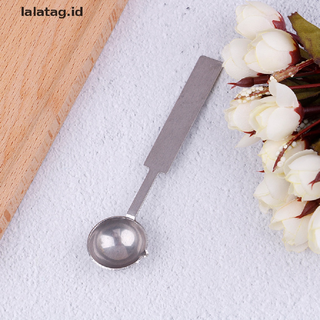 [lalatag] Sendok Cap silver Besar vintage wax sealing spoon melg sealing wax [ID]