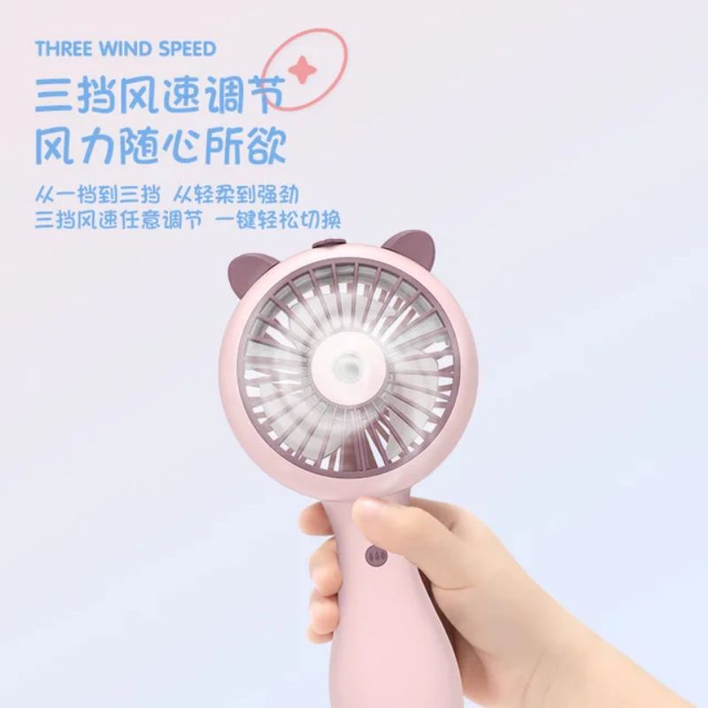 (PERTAMA DI INDONESIA!!!) NANOSPRAY MINIFAN KIPAS ANGIN EMBUN AIR MINI PORTABLE