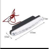 Bluespot 2 Pcs 8-LED Menyala Siang Hari Mobil dengan Lampu Mengemudi DRL Lampu Kabut Super Cerah
