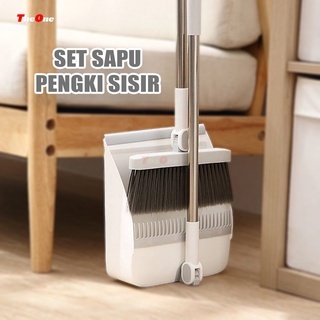 Set Sapu Pengki Lipat Alat Pembersih Broom Set Dustpan Sapu Pengki Set