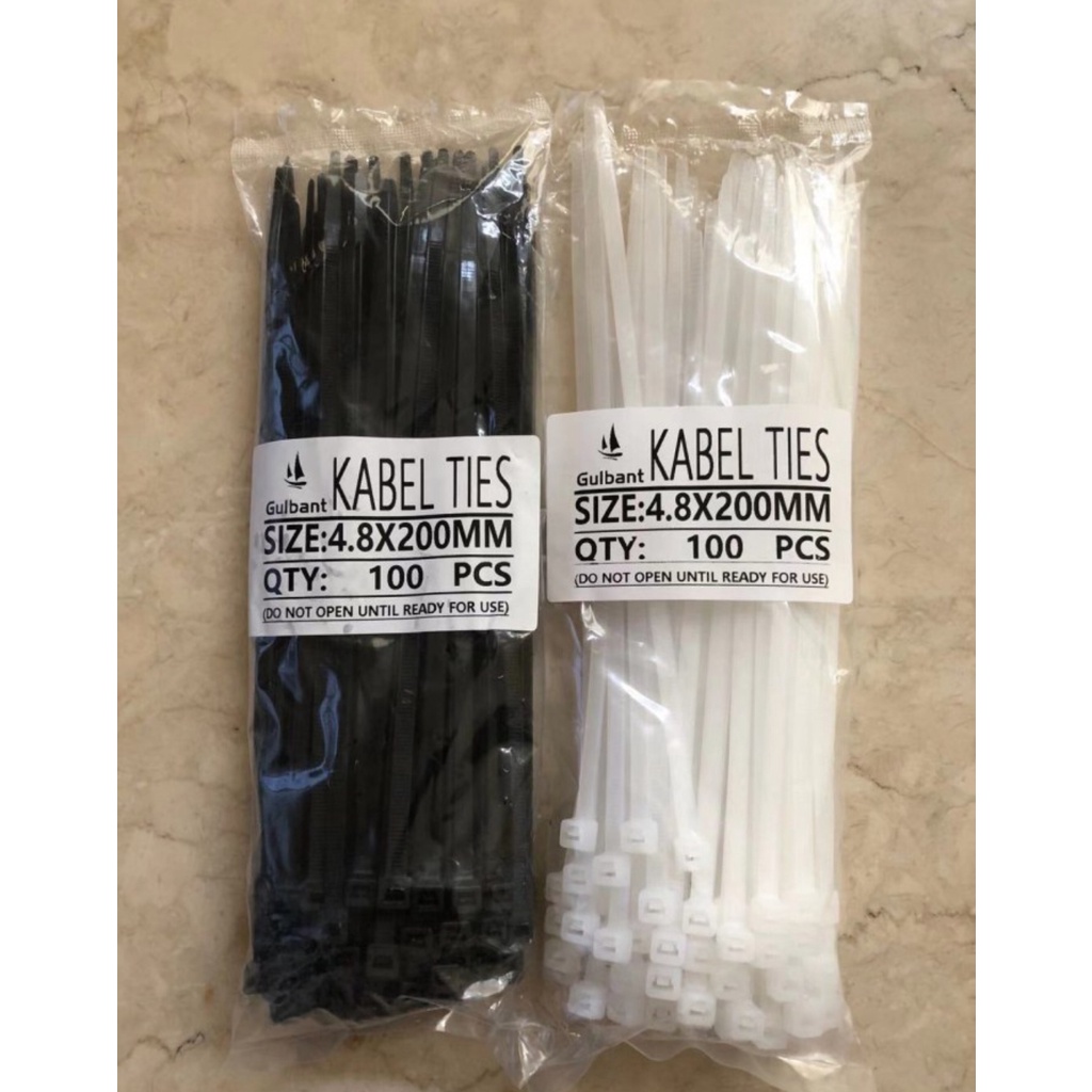 Kabel Ties Cable Tie 4.8 x 200mm (20cm) CV 200 Kualitas baik