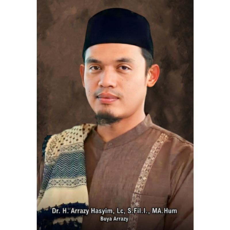 Poster Buya Hasyim Arrazy bahan luster uv awet Anti gores efek doff