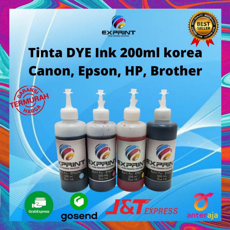 Tinta Refill Printer Dye Ink 200ml For Canon /Epson /Brother