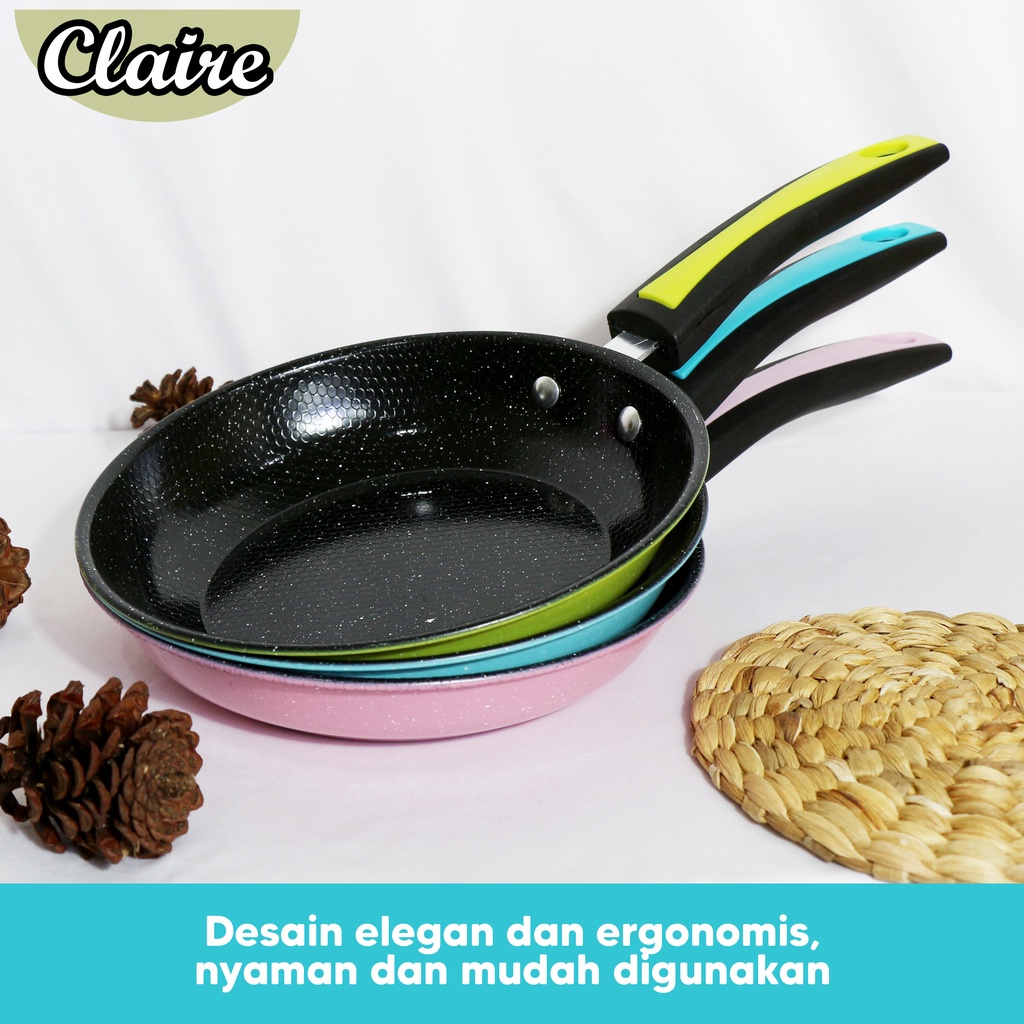 FRYPAN UKURAN 20CM / FRYPAN ANTI LENGKET / FRYPAN WARNA