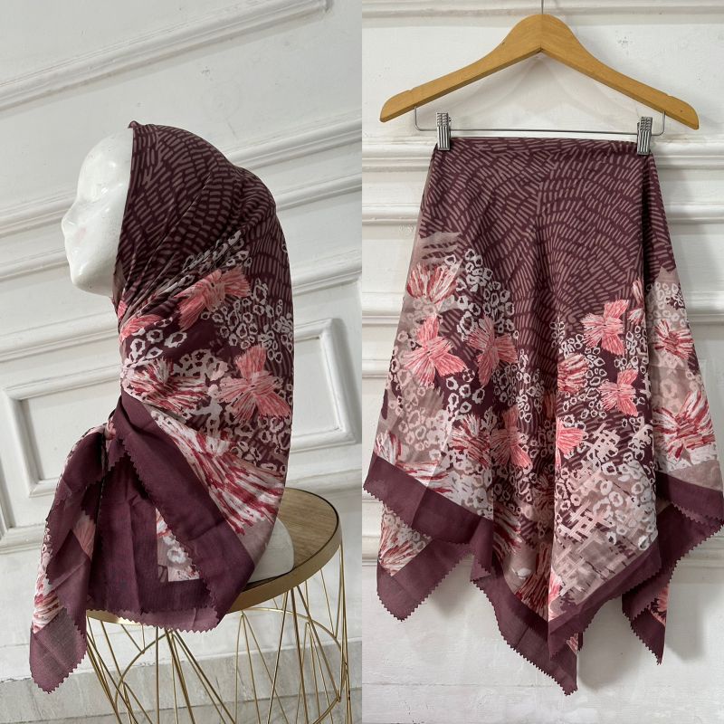 Afrahijab/ Segi Empat Voal New Motif 073