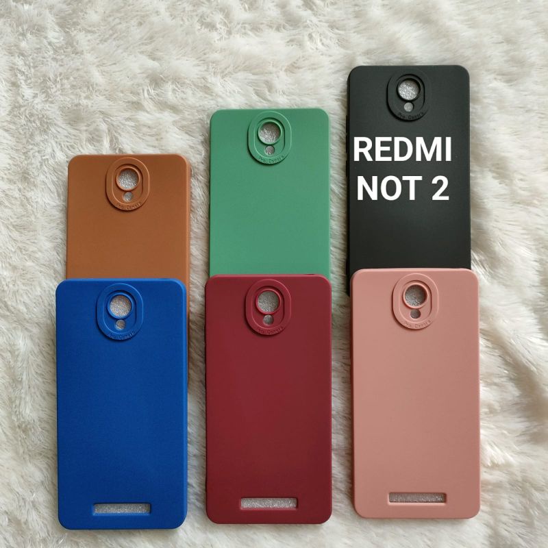 SOFTCASE MACARON PRO CAMERA FOR XIAOMI REDMI NOTE 2