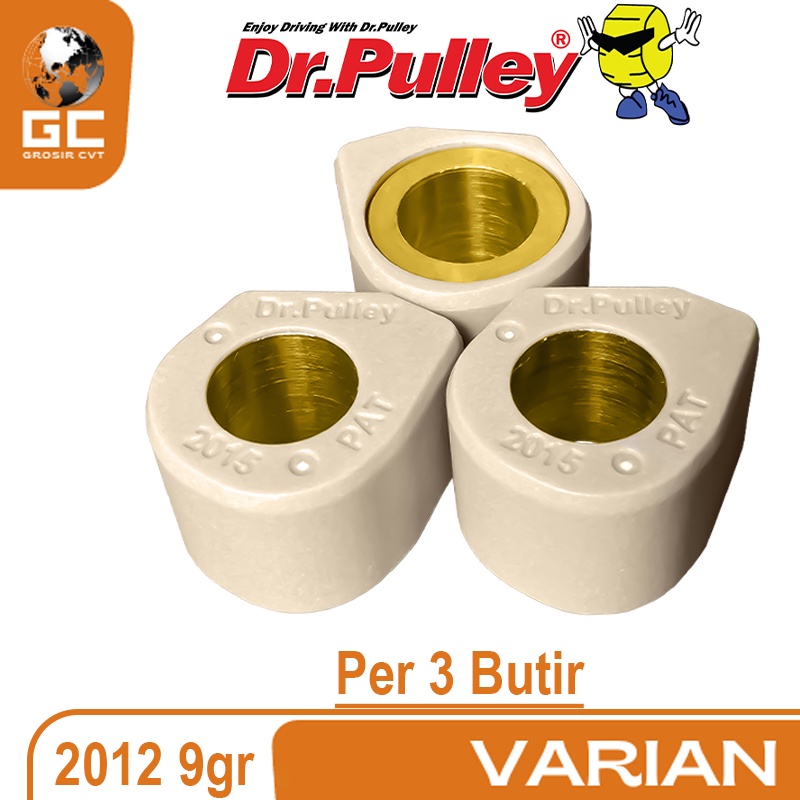 Sliding Roller Mio M3/S/Z Fino Freego X-Ride Gear Fazzio Xeon Soul GT 125 cc 2012 09 10 11 12 13 Gram Per 3 Butir Dr Pulley