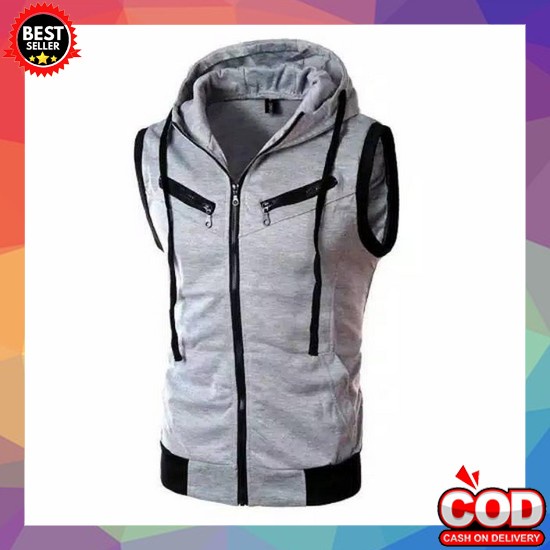 Blazer Pria Terbaru - Jas Pria Casual - Jas Pria Warna Hitam As Rompi Pria Hoodie Keren Penuh Gaya