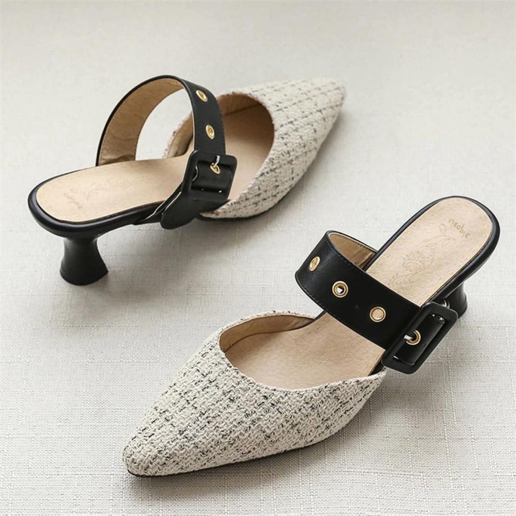 SEPATU SANDAL HEELS WANITA HAK KRUCUT