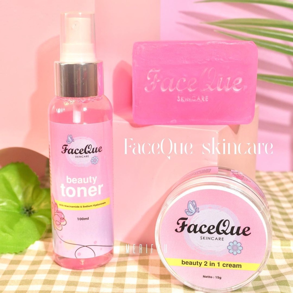 FACEQUE SKINCARE BEAUTY PAKET GLOWING SERIES