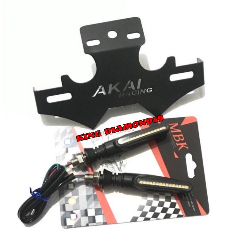 Tail tidy AKAI Racing + Sein Running D-129 Ready Cbr150r,Cb150r,R15 v3,R15 v2,Gsx,Ninja250,R25,Cbr250rr &amp; Motor Lain Nya KING DIAMOND89