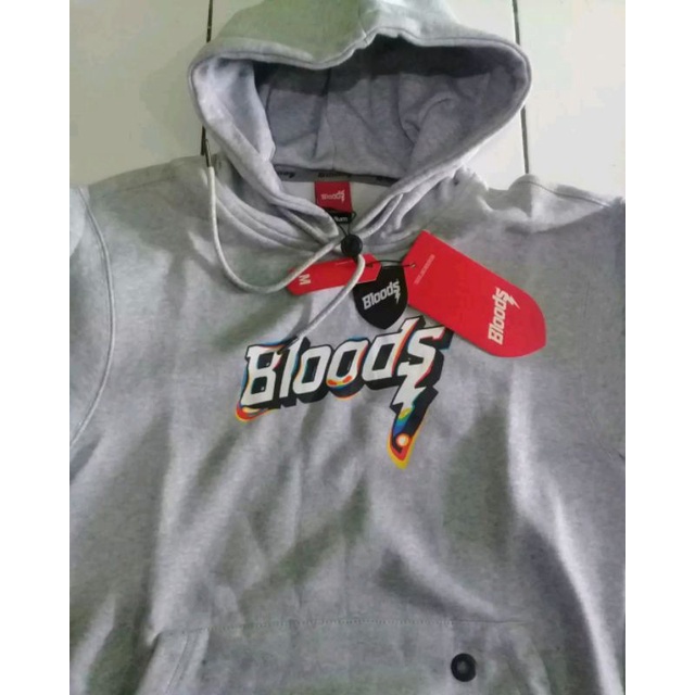 HOODIE BLOODS -Rained misty grey