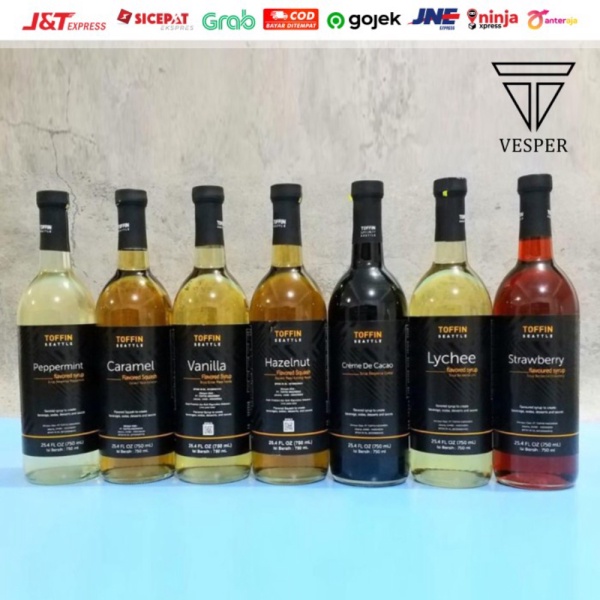 

Promo syrup toffin caramel hazelnut vanilla / sirup toffin flavour varian - Vanila Berkualitas