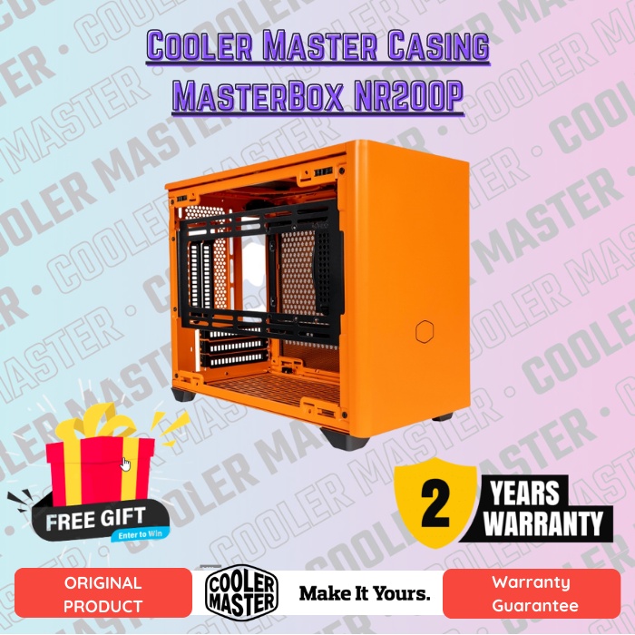 Cooler Master Casing MasterBox NR200P Orange