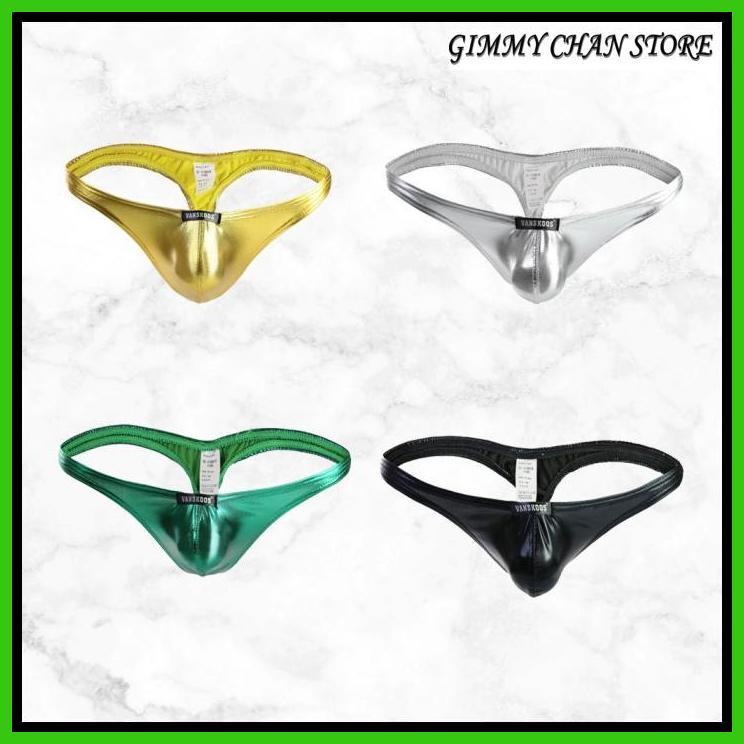 MURAH MERIAH THONG PRIA CELANA DALAM PRIA VANSKOOS THONG METALIC CELANA DALAM SEKSI PRIA MEN SEXY UN