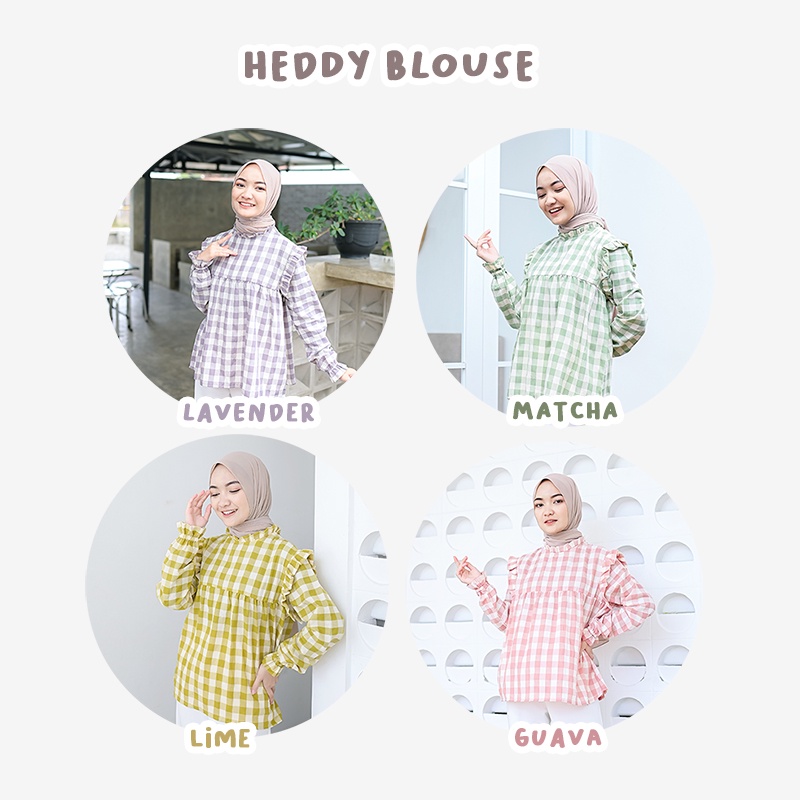 HEDDY BLOUSE KATUN WANITA