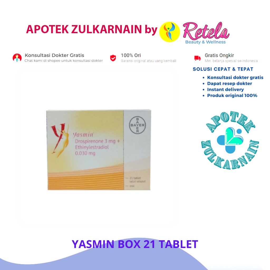 YASMIN TAB 21 TABLET