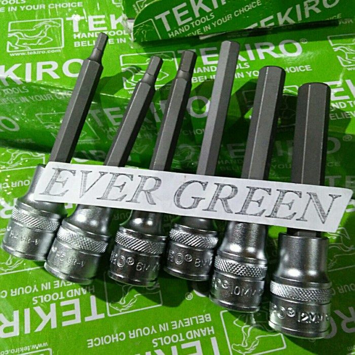 Mata Kunci Shock L Biasa 6 Pcs Tekiro Sok L4 L5 L6 L8 L10 L12 Cvt