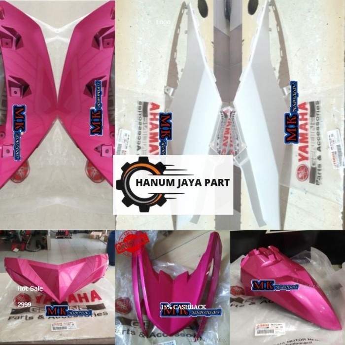 PAKET FULL SET BODY HALUS MIO M3, MIO Z PINK ORIGINAL YAMAHA