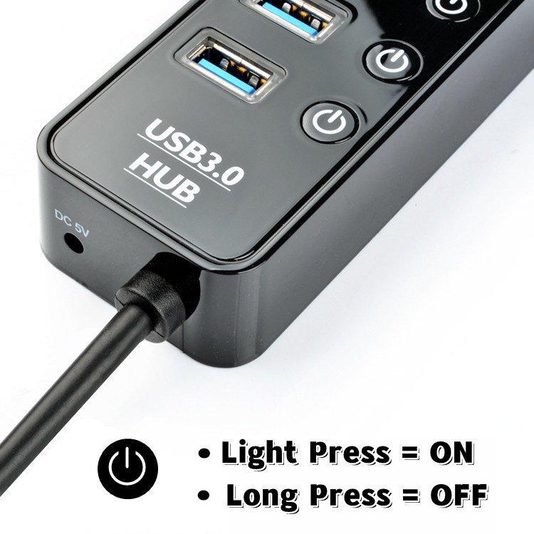 Led USB 3.0 HUB USB charging Port 4port USB 3.0 HUB Divisi 4port USB 3.0 HUB Ekspanding