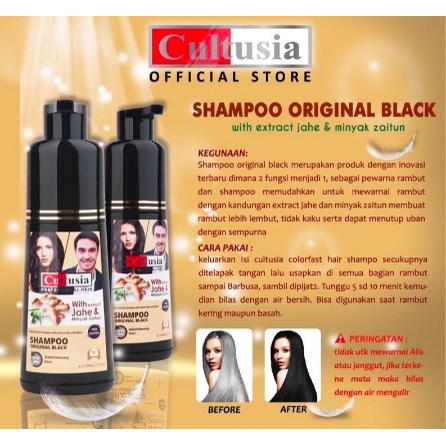 Cultusia Original Black Shampoo 160ml