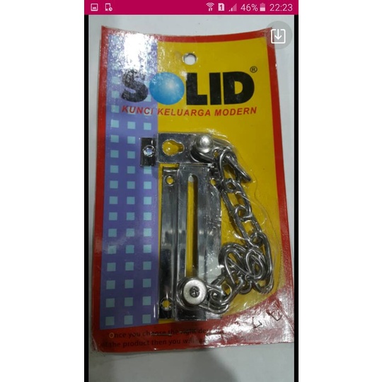 Grendel Grendel Rantai Slot Rantai Door Guide Rantai Merk Solid