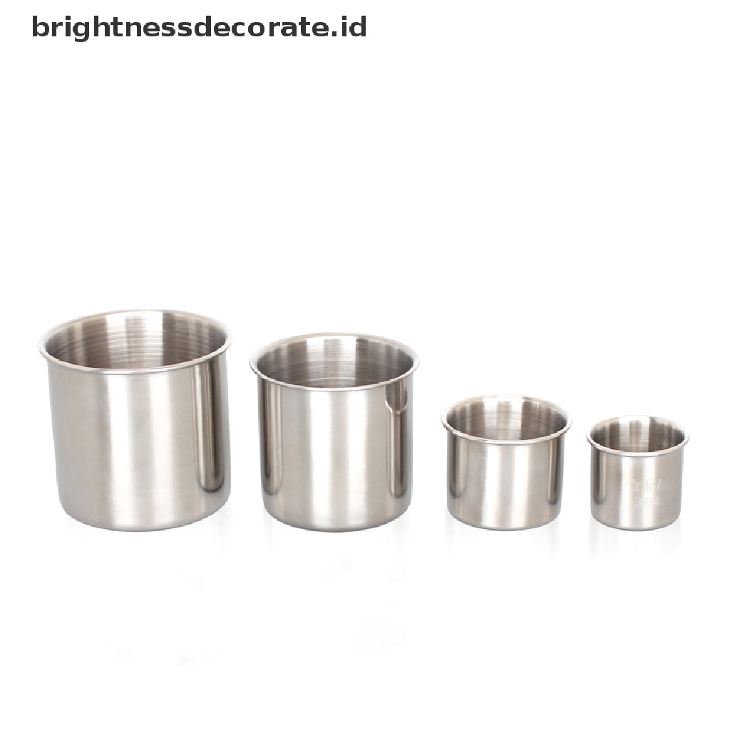 [Birth] 150ml/250ml/370ml Mug Bir Stainless Steel Kopi Teh Anggur Susu Cangkir Perlengkapan Minum [ID]