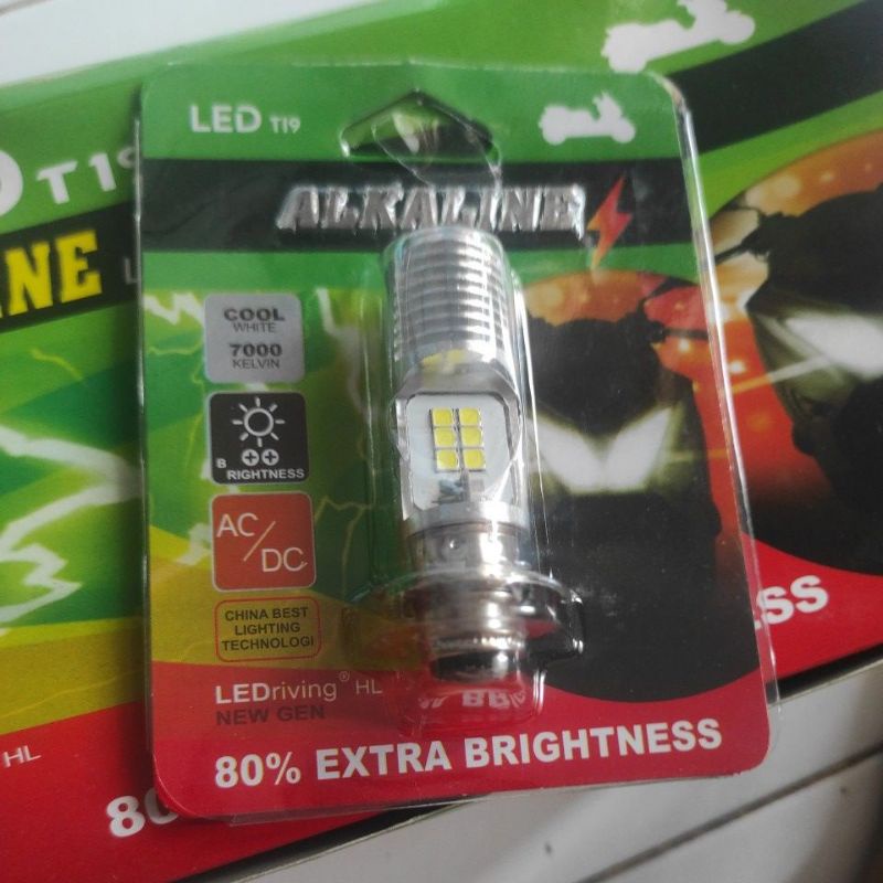 lampu depan LED H6 motor MATIC,BEBEK putih beat f1, vario, supra x125, revo, jupiter z1, vega, jupit