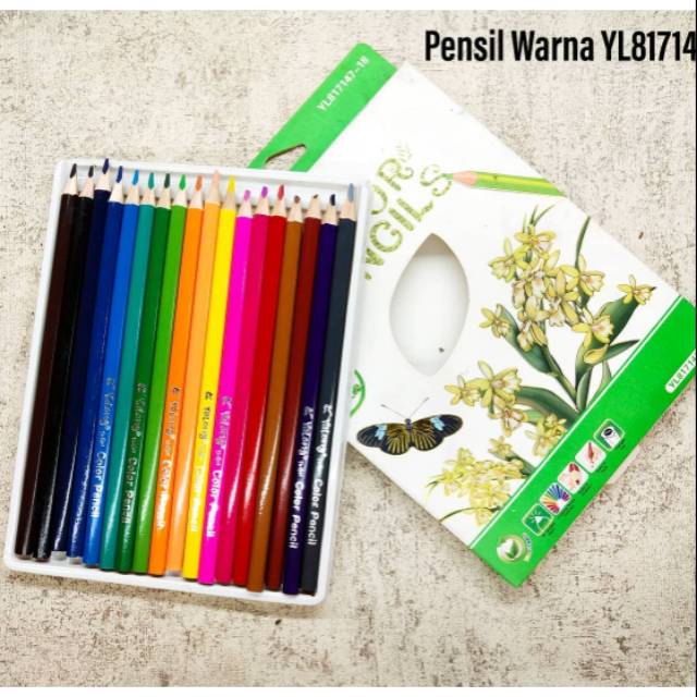 Pencil Warna / Pensil Warna Yalong 18 Warna