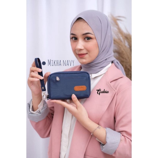 DOMPET MIKHA BY GABIA BAHAN CHOCOLY ANTI AIR WATERPROOF PREMIUM