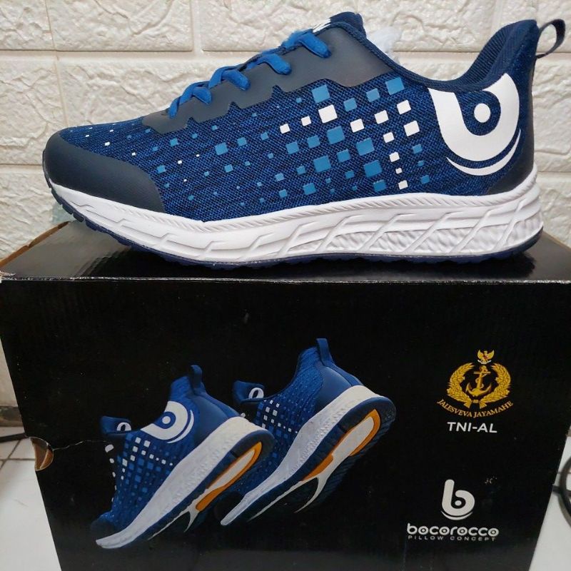 Sepatu Olah Raga TNI AL BOCOROCCO Asli pembagian No 41