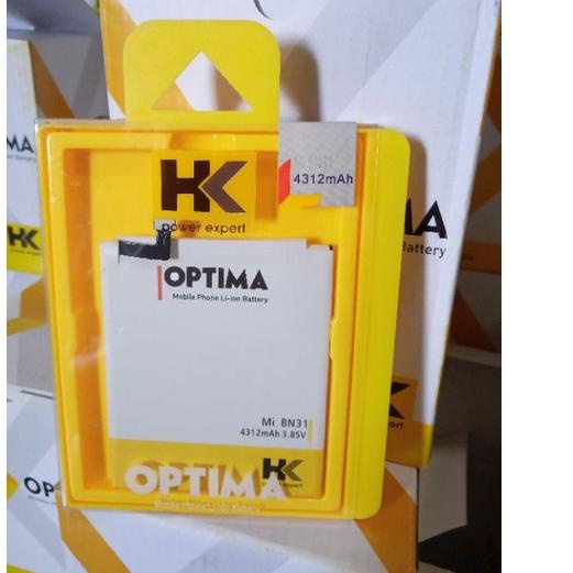 QC  PASS⭐✔️-Gratis Ongkir Baterai HK BN31 BN 31 Redmi Note 5A mi A1 miA1 Double IC 4312mAh