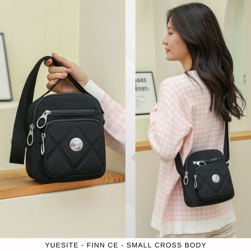 TAS SELEMPANG WANITA KEKINIAN KOREAN STYLE YUESITE FINN CYUTEBAGS