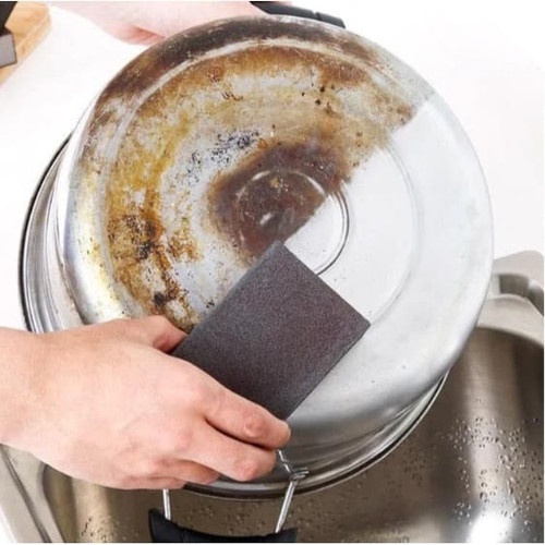 Spon Ajaib Pembersih Kerak Spons Cuci Wajan Panci Ajaib, Spons Pembersih