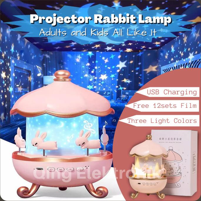 Lampu Tidur Led Proyektor Unik Langit Bulan Bintang Star Moon Galaxy