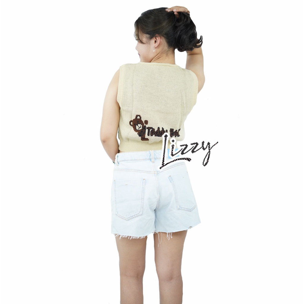 Lizzy - VEST CROP BEAR PREMIUM