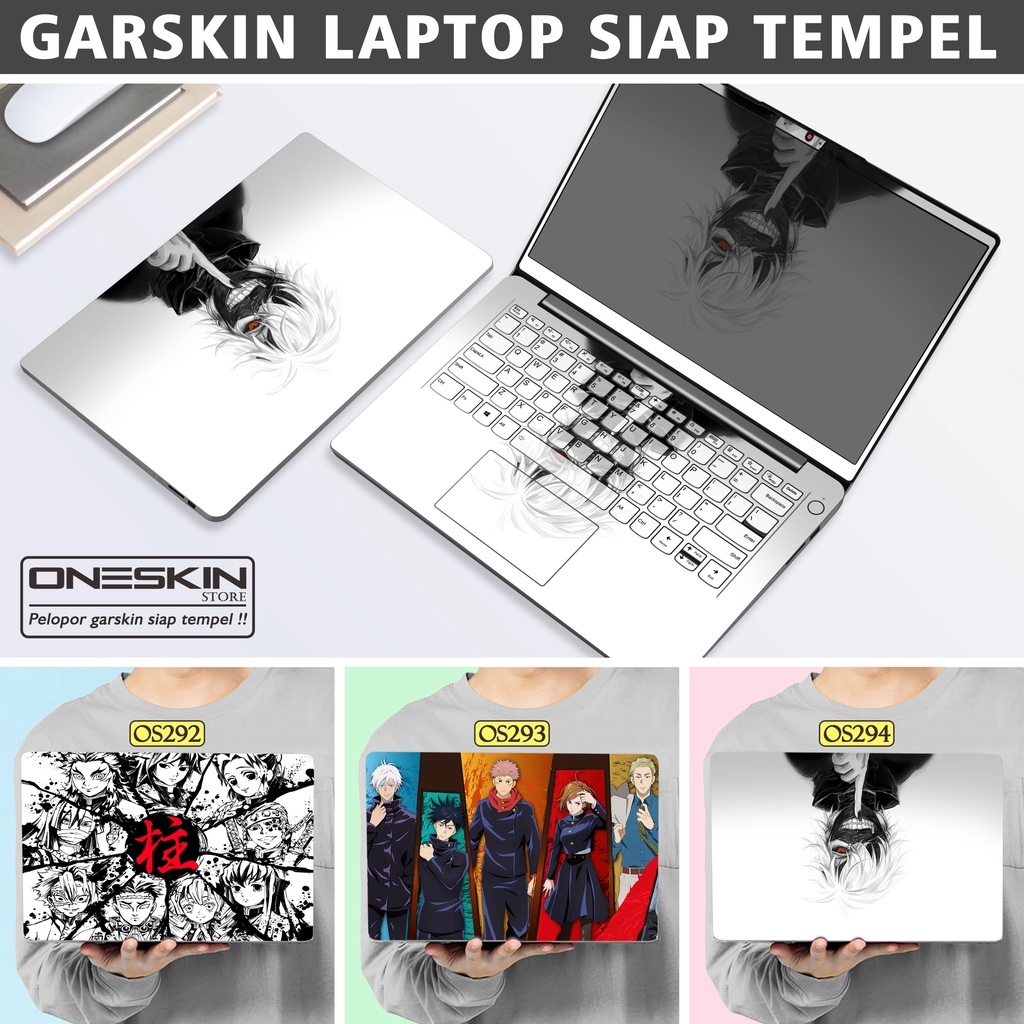 Garskin Sticker Laptop Protector Macbook Full Body Bottom Bezel Palmrest Skin Manga Series Tokyo Ghoul