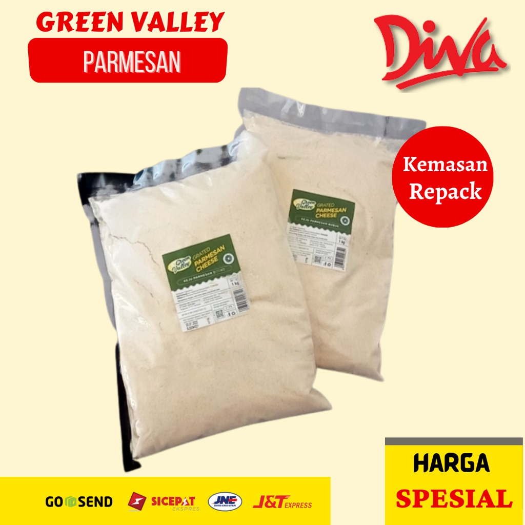 

Keju Green Valley Parmesan Repak/ Los Khusus Instan