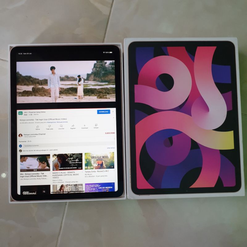 IPAD AIR 4 64GB WIFI FULSET MULUS TERAWAT