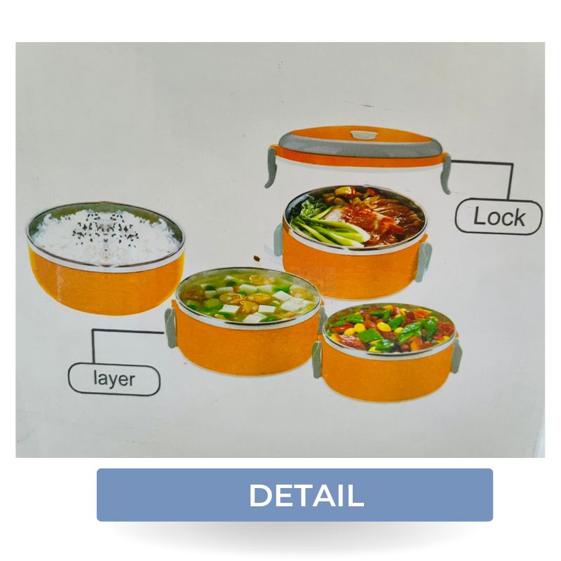 Kotak Makan / Kotak Sayur / Lunchbox DNG Karakter Susun 4