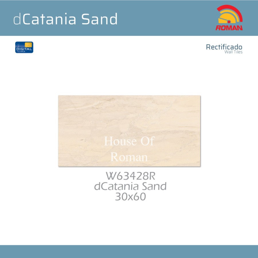 ROMAN KERAMIK DCATANIA SAND 30X60R W63428R (ROMAN HOUSE OF ROMAN)