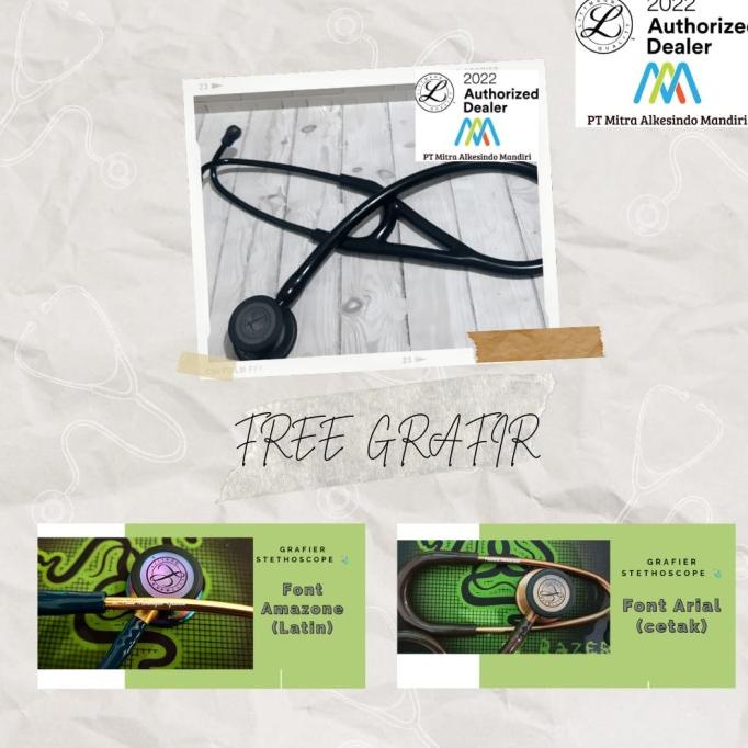 Promo Stethoscope Littmann Cardiology IV Black Black Finish