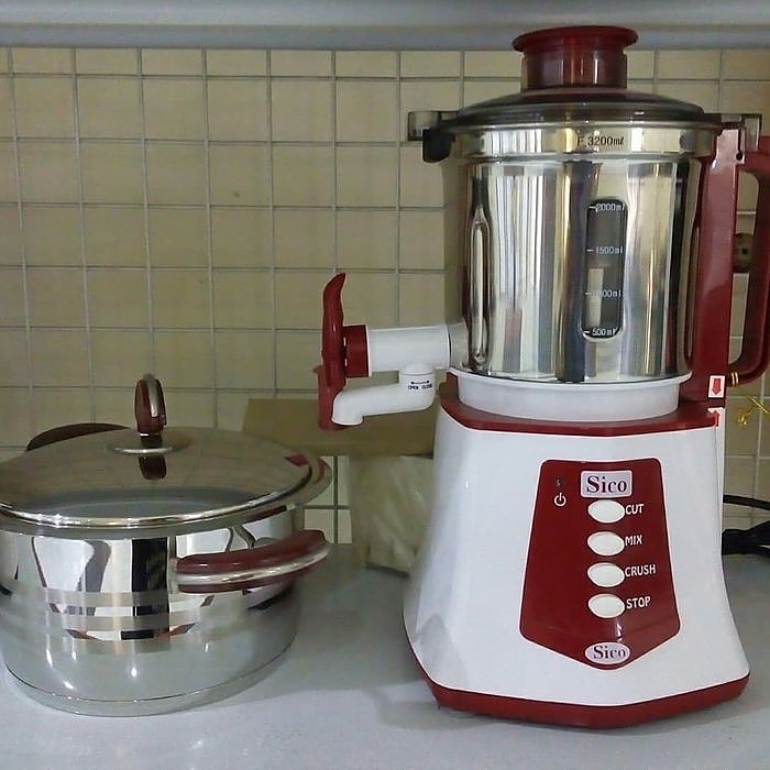 BLENDER ELECTRIC MULTI MIXER HS 389. SICO HAMADA ORIGINAL.+SAUCE POT
