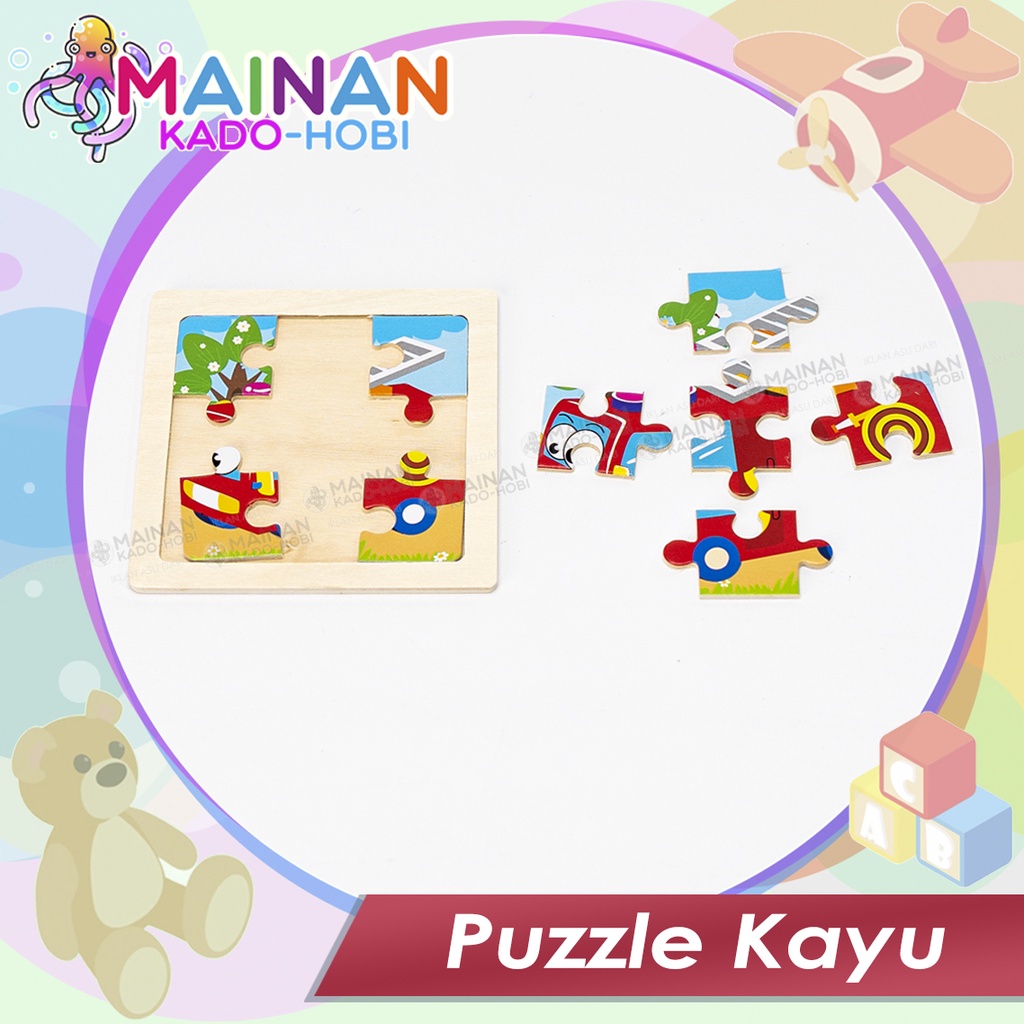 MAINAN MENGASAH OTAK BRAIN GAME SET PUZZLE KARAKTER LUCU