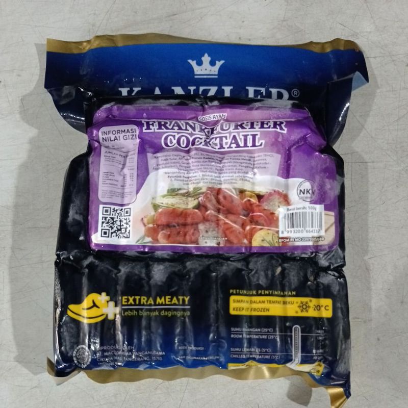 

KANZLER FRANKFURTER COCKTAIL 500GRAM