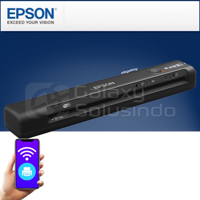 Epson WorkForce ES-60W Wi-Fi Portable Sheetfed Document Scanner