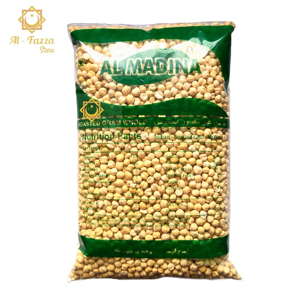 

Kacang Arab Al Madina Original 1 kg - Kacang Hummus Oleh-oleh Haji & Umroh - Roasted Chickpea