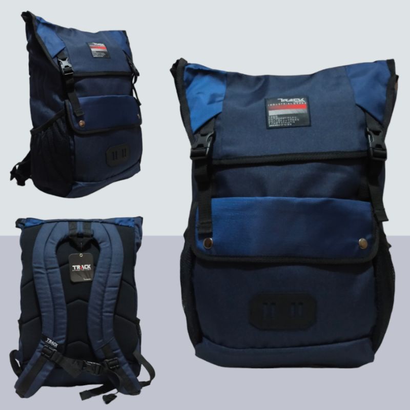 Tas ransel laptop vintage - daypack - backpack - Track by Tracker 79TR065  original free rain cover