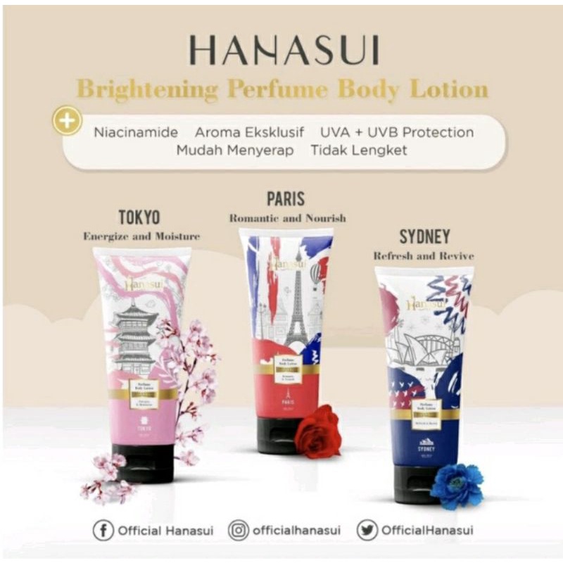 HANASUI Parfum Body Lotion 180ml | Sydney | Paris